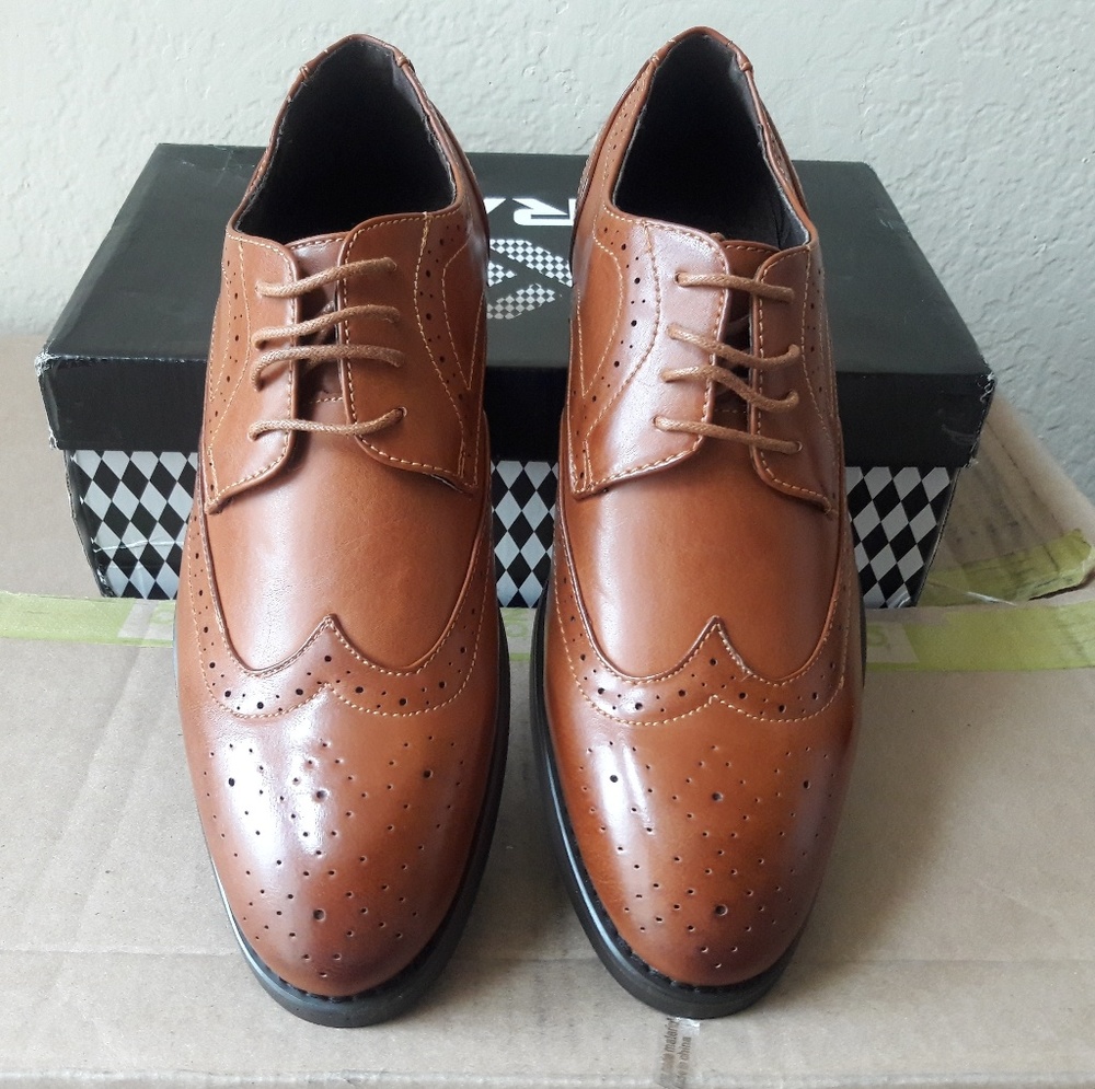X-ray men's wingtips